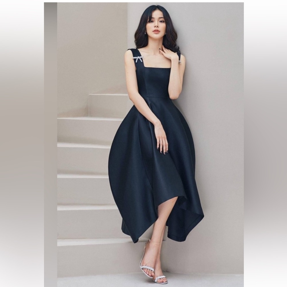 Dark Blue Midi Dress (D46)